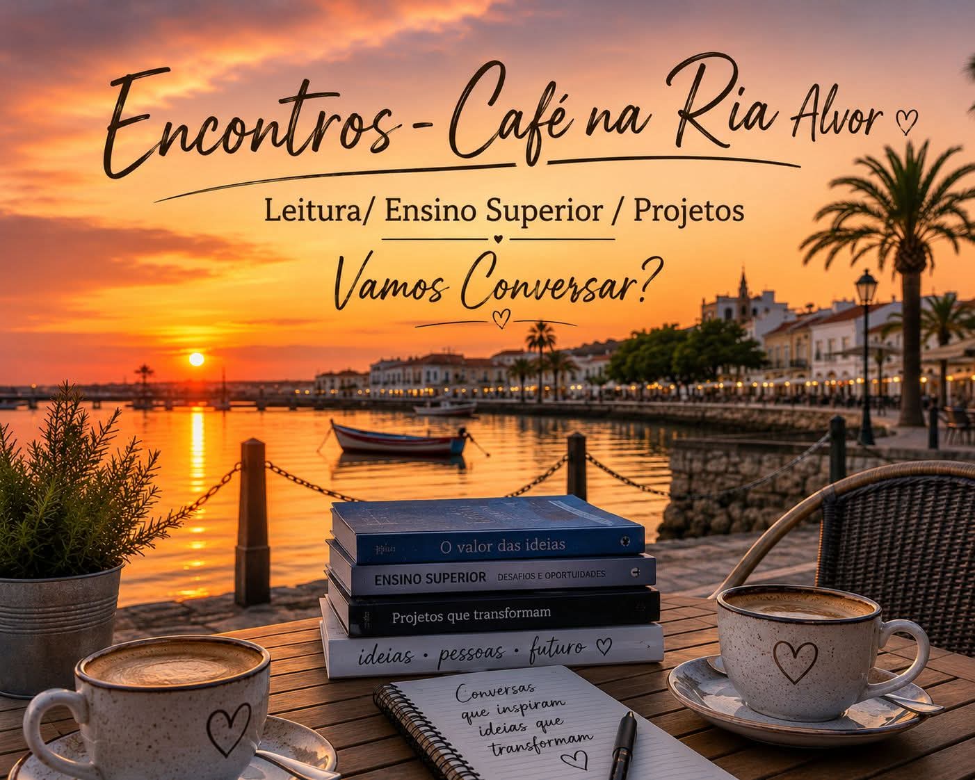 Encontros no Café da Ria em Alvor - Algarve